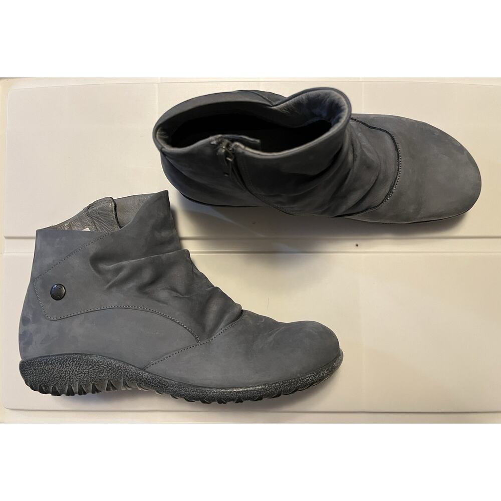 Naot Gray-Blue Ankle Boots